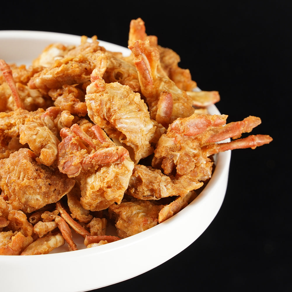 港式避风塘风味脆蟹 咸蛋黄口味 开盖即食 80g