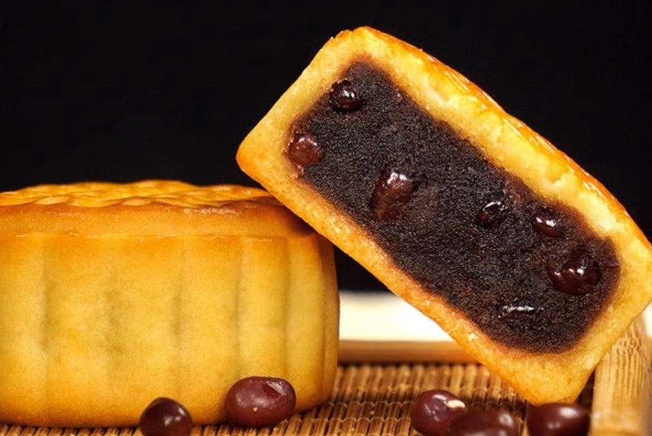 Red bean paste mooncakes (pack of 6)