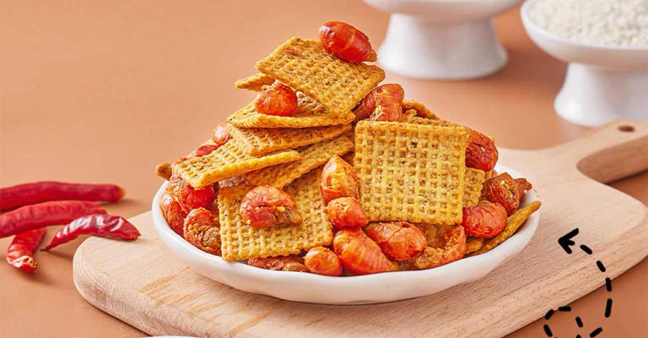 小龙虾尾摇锅巴100g