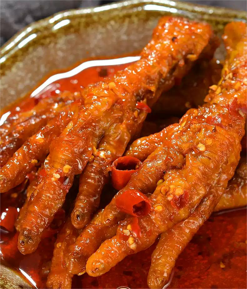 Spicy Tiger Skin Chicken Feet